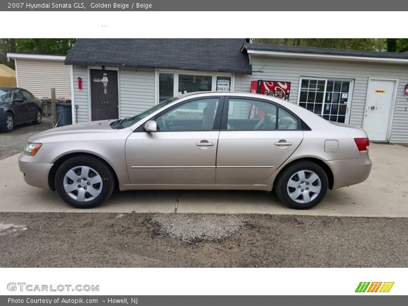 Golden Beige / Beige 2007 Hyundai Sonata GLS