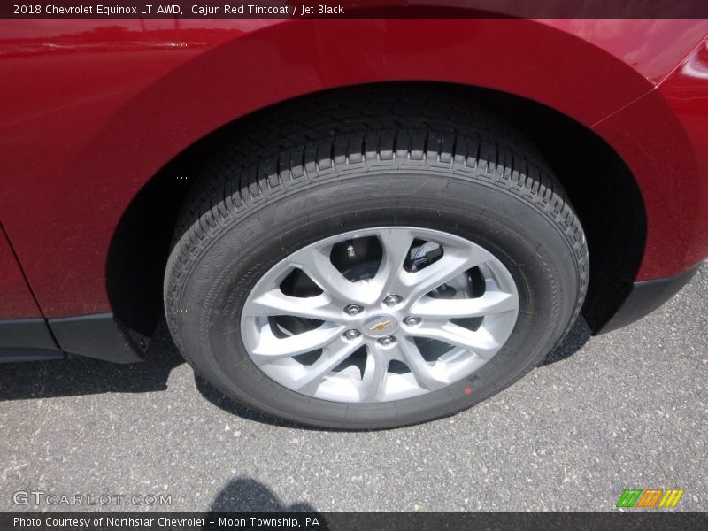 Cajun Red Tintcoat / Jet Black 2018 Chevrolet Equinox LT AWD