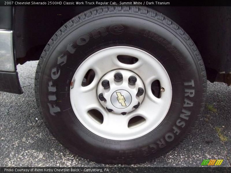 Summit White / Dark Titanium 2007 Chevrolet Silverado 2500HD Classic Work Truck Regular Cab