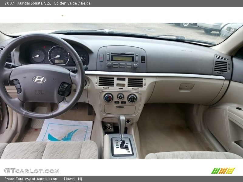 Golden Beige / Beige 2007 Hyundai Sonata GLS
