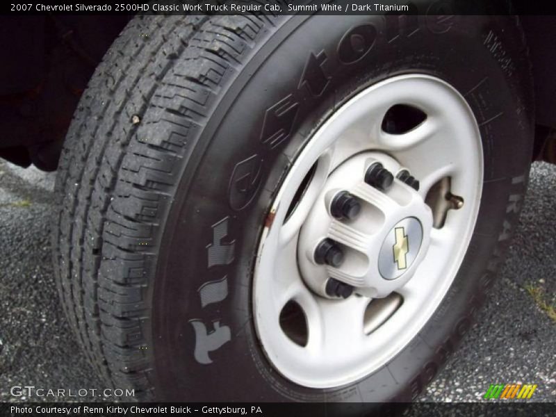 Summit White / Dark Titanium 2007 Chevrolet Silverado 2500HD Classic Work Truck Regular Cab