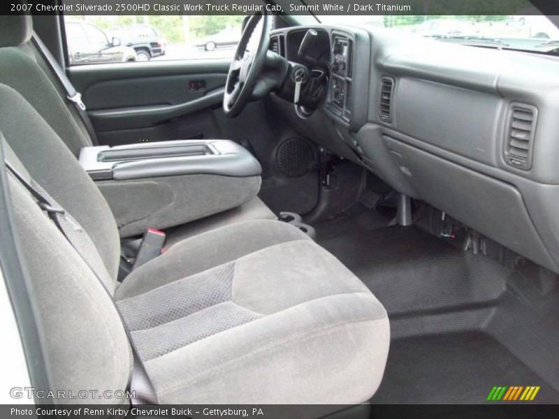 Summit White / Dark Titanium 2007 Chevrolet Silverado 2500HD Classic Work Truck Regular Cab