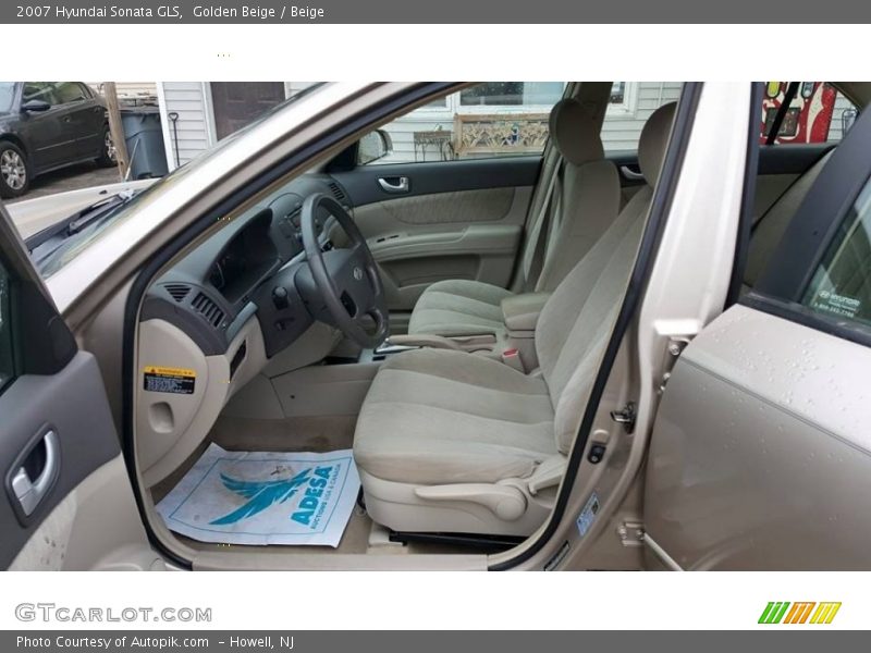 Golden Beige / Beige 2007 Hyundai Sonata GLS
