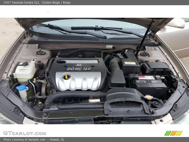 Golden Beige / Beige 2007 Hyundai Sonata GLS