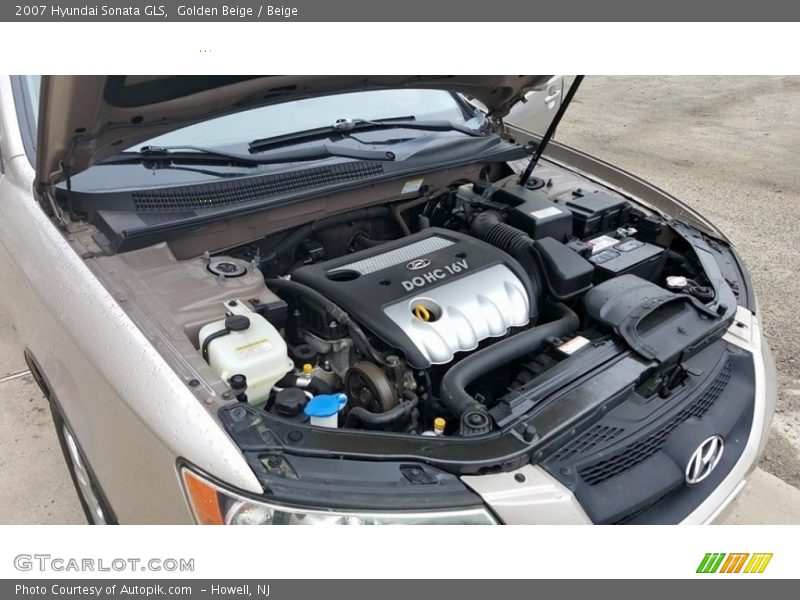 Golden Beige / Beige 2007 Hyundai Sonata GLS
