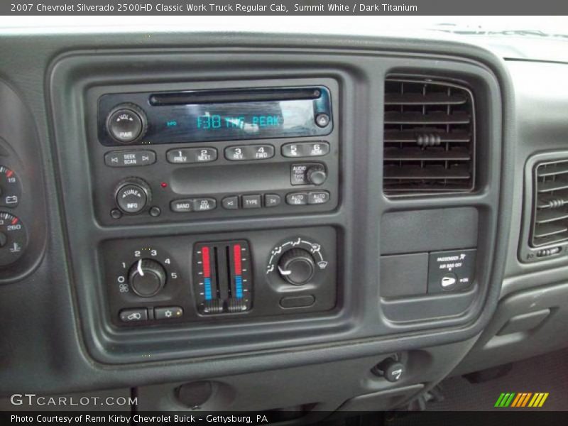 Summit White / Dark Titanium 2007 Chevrolet Silverado 2500HD Classic Work Truck Regular Cab