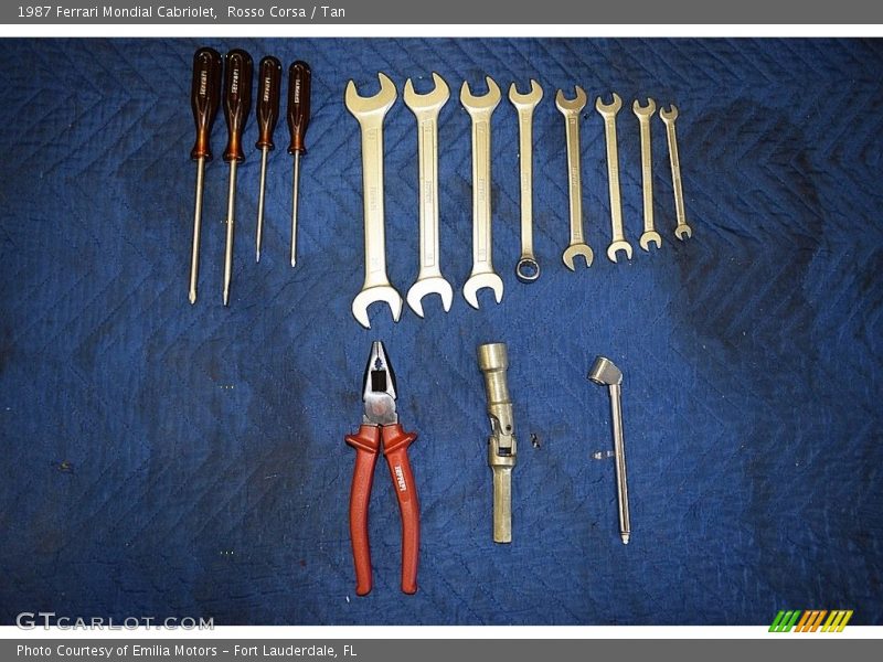 Tool Kit of 1987 Mondial Cabriolet
