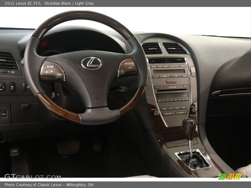 Obsidian Black / Light Gray 2012 Lexus ES 350