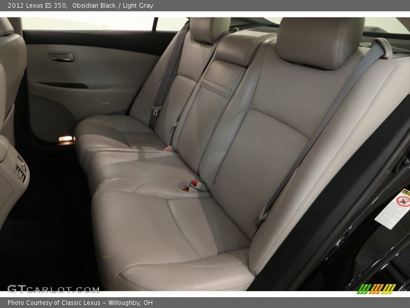 Obsidian Black / Light Gray 2012 Lexus ES 350