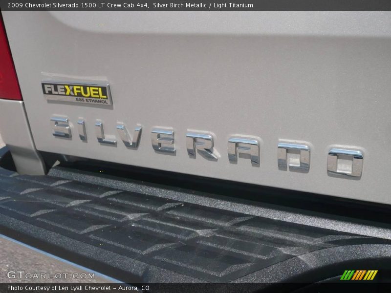 Silver Birch Metallic / Light Titanium 2009 Chevrolet Silverado 1500 LT Crew Cab 4x4