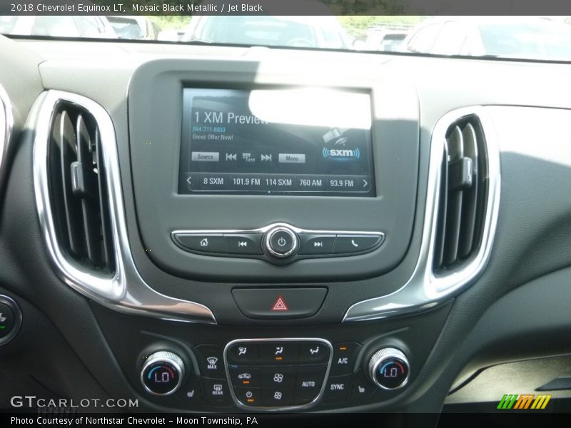 Mosaic Black Metallic / Jet Black 2018 Chevrolet Equinox LT