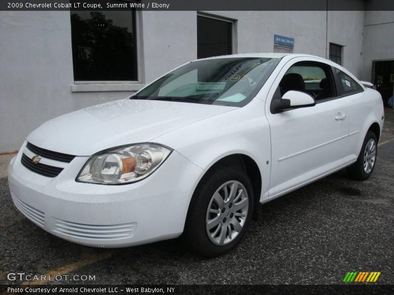 Summit White / Ebony 2009 Chevrolet Cobalt LT Coupe