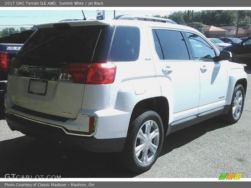 Summit White / Jet Black 2017 GMC Terrain SLE AWD