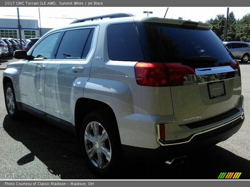 Summit White / Jet Black 2017 GMC Terrain SLE AWD