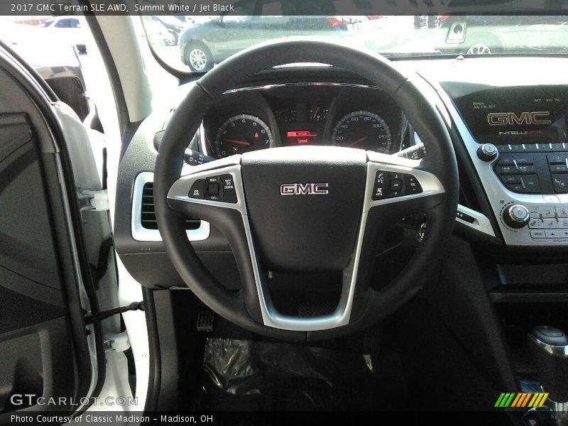 Summit White / Jet Black 2017 GMC Terrain SLE AWD