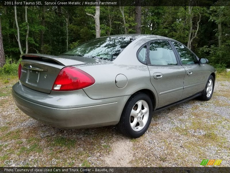 Spruce Green Metallic / Medium Parchment 2001 Ford Taurus SES