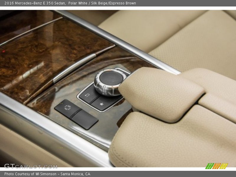 Polar White / Silk Beige/Espresso Brown 2016 Mercedes-Benz E 350 Sedan
