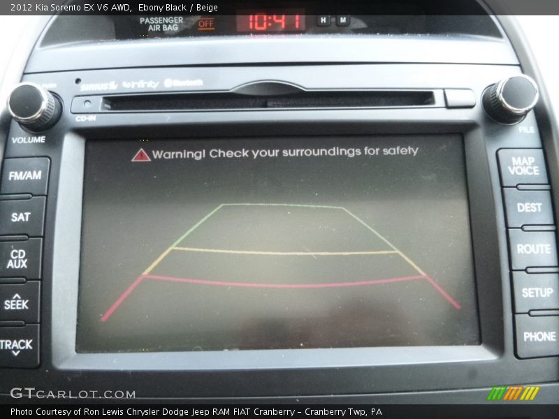 Ebony Black / Beige 2012 Kia Sorento EX V6 AWD