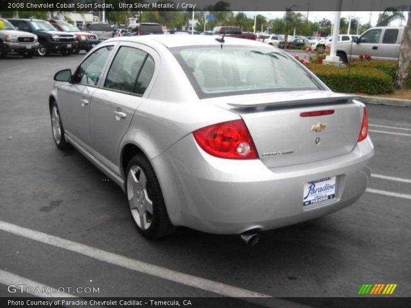 Ultra Silver Metallic / Gray 2008 Chevrolet Cobalt Sport Sedan