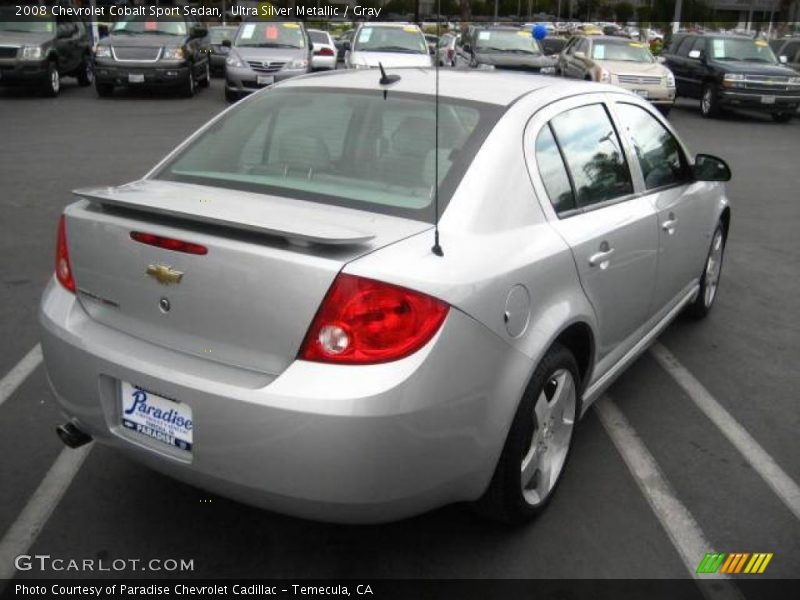 Ultra Silver Metallic / Gray 2008 Chevrolet Cobalt Sport Sedan