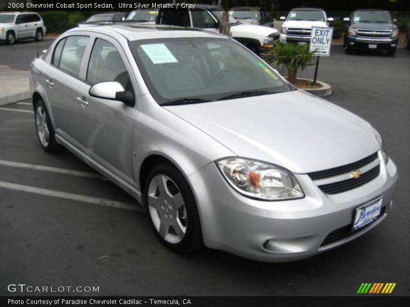 Ultra Silver Metallic / Gray 2008 Chevrolet Cobalt Sport Sedan