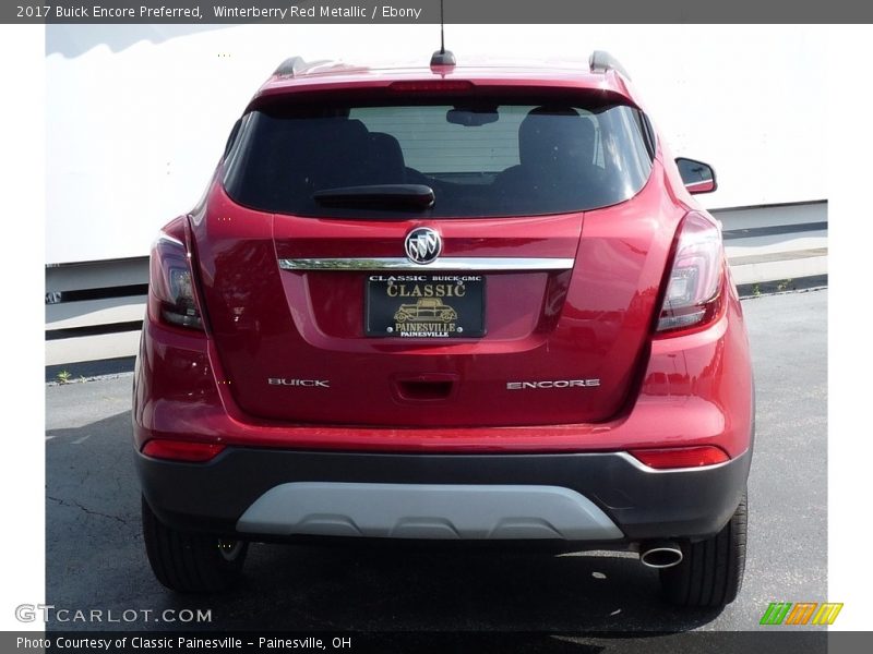 Winterberry Red Metallic / Ebony 2017 Buick Encore Preferred
