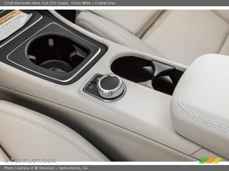 Cirrus White / Crystal Grey 2018 Mercedes-Benz CLA 250 Coupe