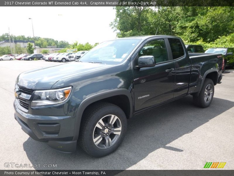 Graphite Metallic / Jet Black/­Dark Ash 2017 Chevrolet Colorado WT Extended Cab 4x4