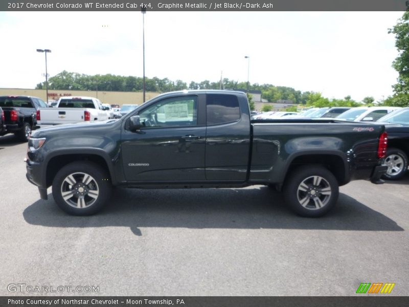 Graphite Metallic / Jet Black/­Dark Ash 2017 Chevrolet Colorado WT Extended Cab 4x4
