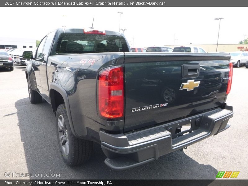 Graphite Metallic / Jet Black/­Dark Ash 2017 Chevrolet Colorado WT Extended Cab 4x4