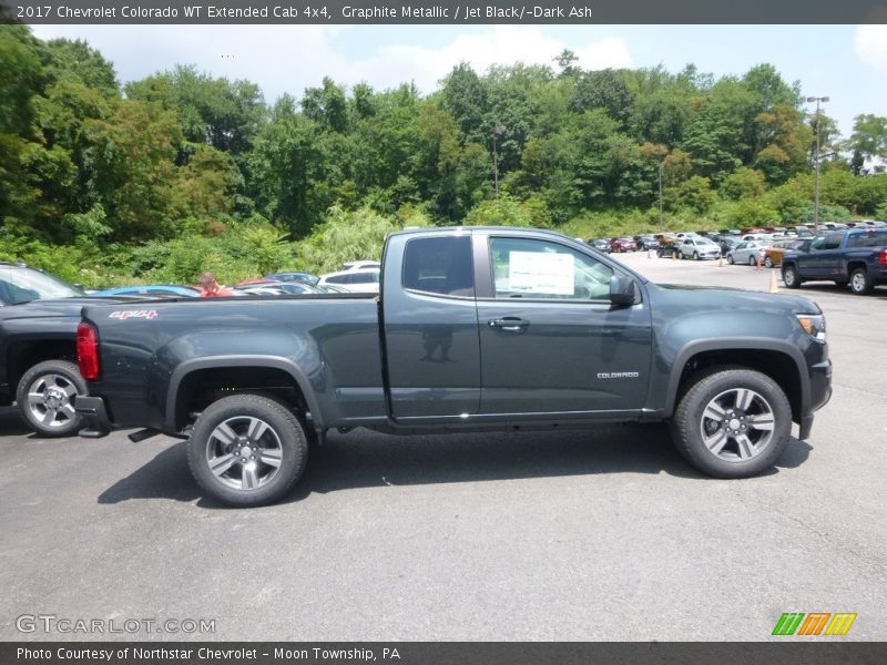 Graphite Metallic / Jet Black/­Dark Ash 2017 Chevrolet Colorado WT Extended Cab 4x4