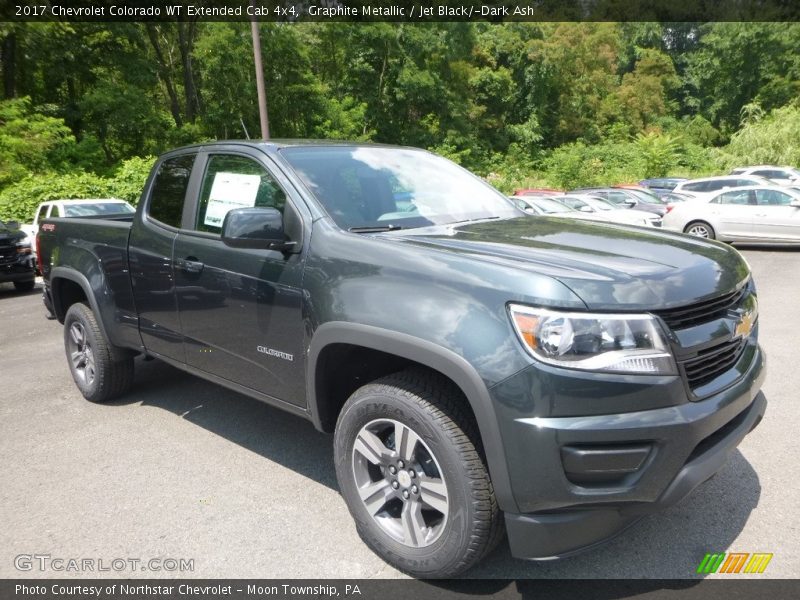 Graphite Metallic / Jet Black/­Dark Ash 2017 Chevrolet Colorado WT Extended Cab 4x4