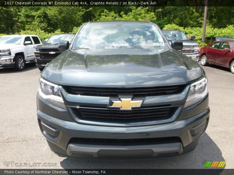 Graphite Metallic / Jet Black/­Dark Ash 2017 Chevrolet Colorado WT Extended Cab 4x4