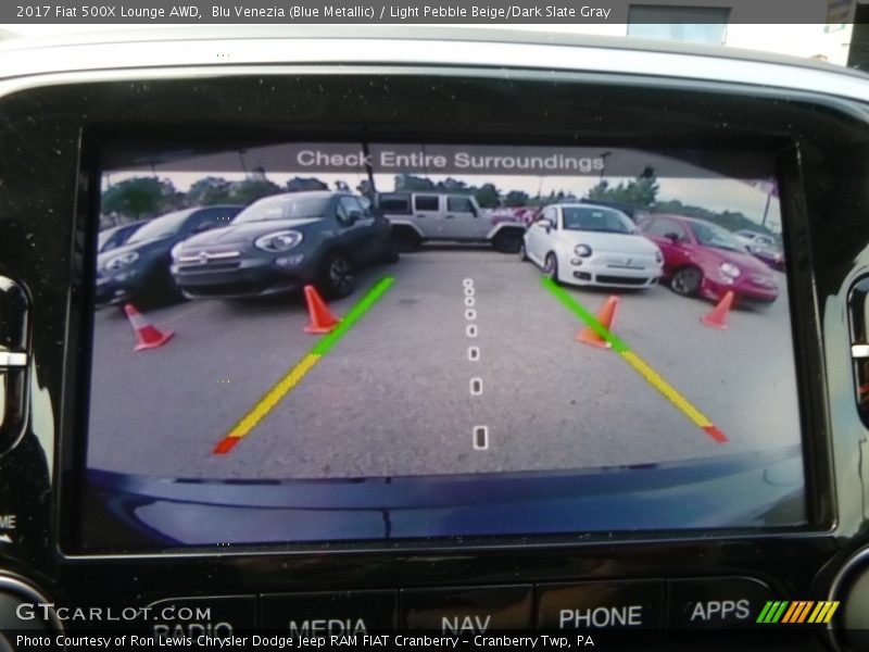 Blu Venezia (Blue Metallic) / Light Pebble Beige/Dark Slate Gray 2017 Fiat 500X Lounge AWD