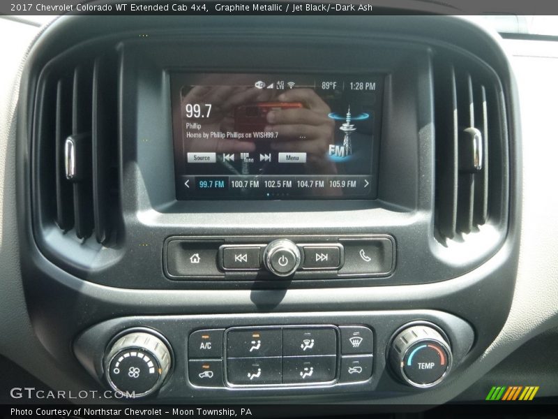 Graphite Metallic / Jet Black/­Dark Ash 2017 Chevrolet Colorado WT Extended Cab 4x4