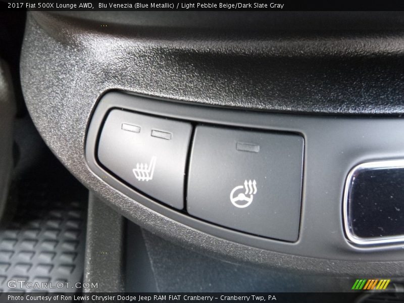 Blu Venezia (Blue Metallic) / Light Pebble Beige/Dark Slate Gray 2017 Fiat 500X Lounge AWD