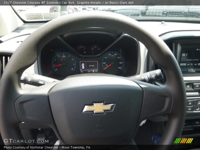 Graphite Metallic / Jet Black/­Dark Ash 2017 Chevrolet Colorado WT Extended Cab 4x4
