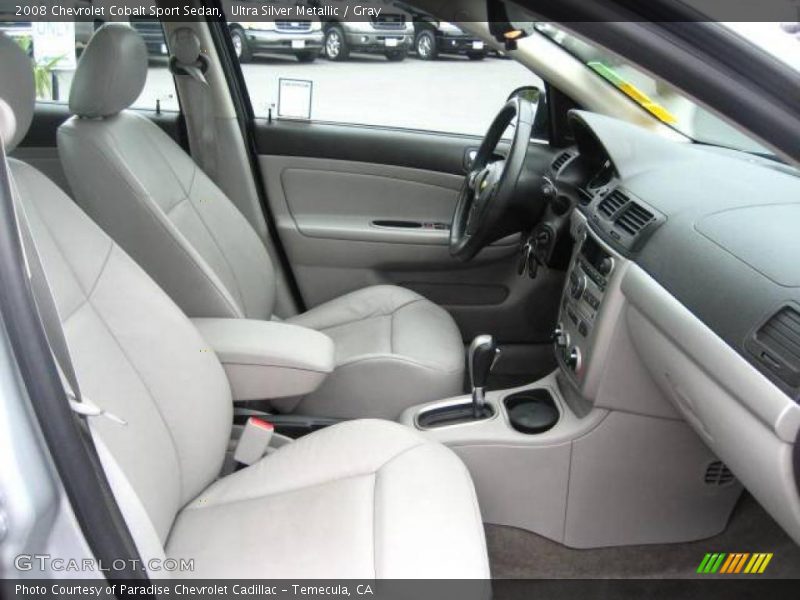 Ultra Silver Metallic / Gray 2008 Chevrolet Cobalt Sport Sedan