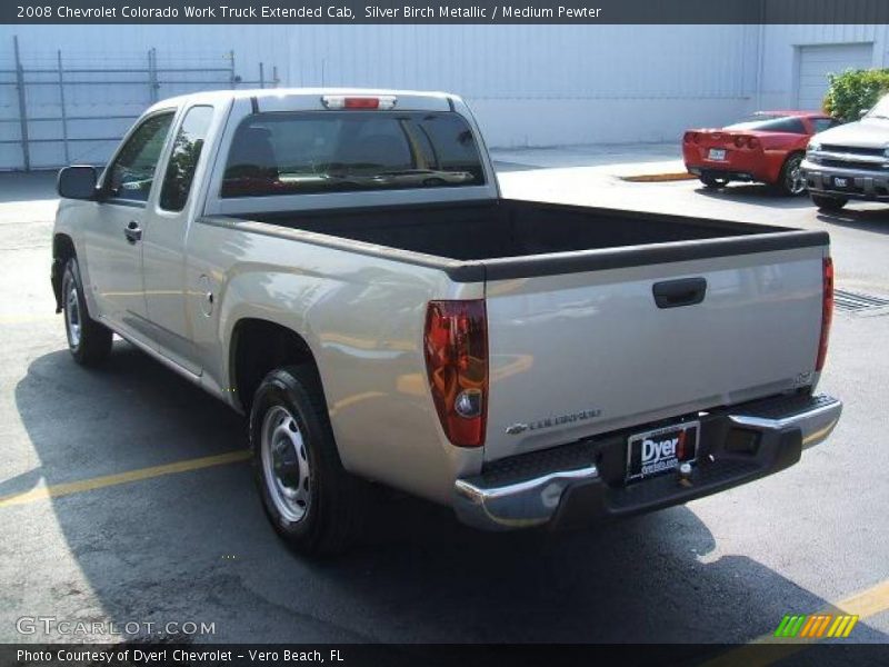 Silver Birch Metallic / Medium Pewter 2008 Chevrolet Colorado Work Truck Extended Cab