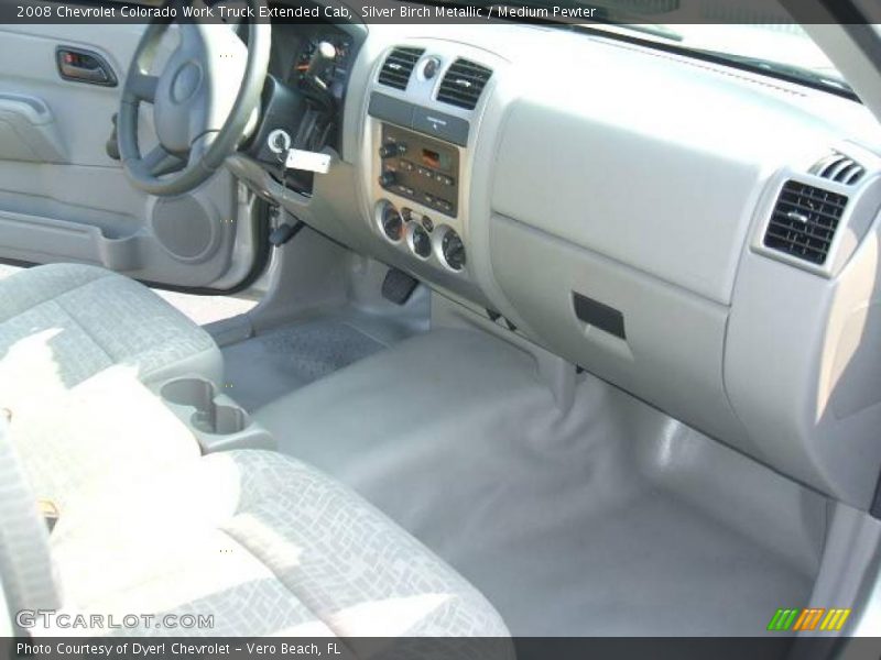 Silver Birch Metallic / Medium Pewter 2008 Chevrolet Colorado Work Truck Extended Cab