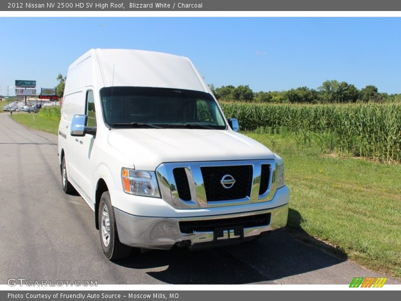 Blizzard White / Charcoal 2012 Nissan NV 2500 HD SV High Roof