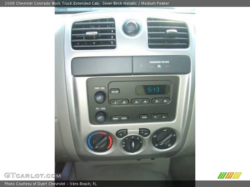 Silver Birch Metallic / Medium Pewter 2008 Chevrolet Colorado Work Truck Extended Cab