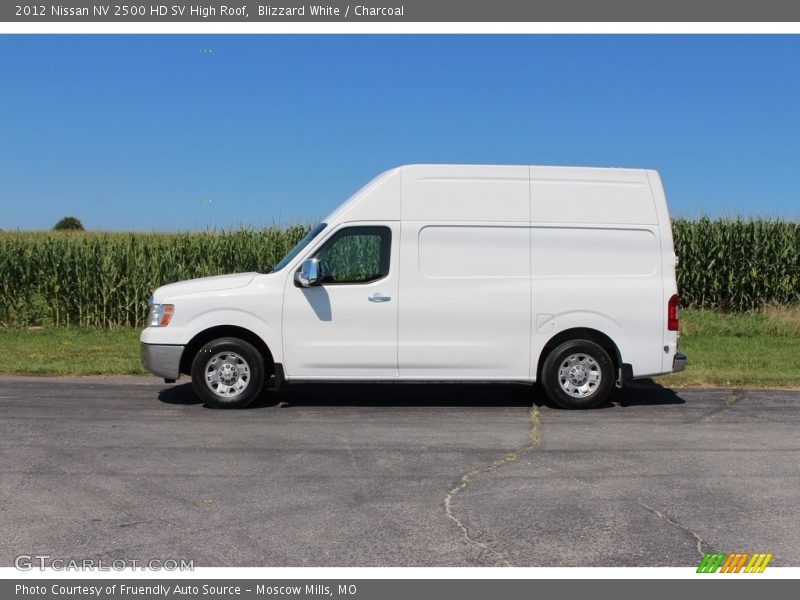 Blizzard White / Charcoal 2012 Nissan NV 2500 HD SV High Roof