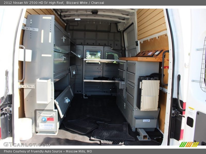 Blizzard White / Charcoal 2012 Nissan NV 2500 HD SV High Roof