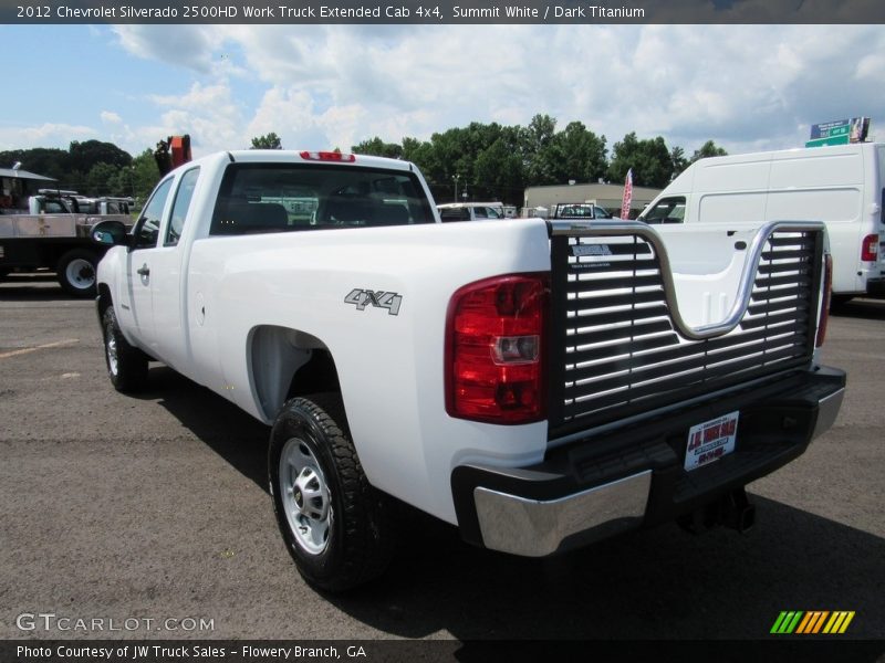 Summit White / Dark Titanium 2012 Chevrolet Silverado 2500HD Work Truck Extended Cab 4x4