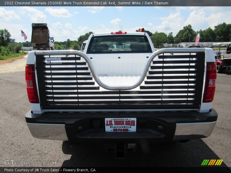 Summit White / Dark Titanium 2012 Chevrolet Silverado 2500HD Work Truck Extended Cab 4x4