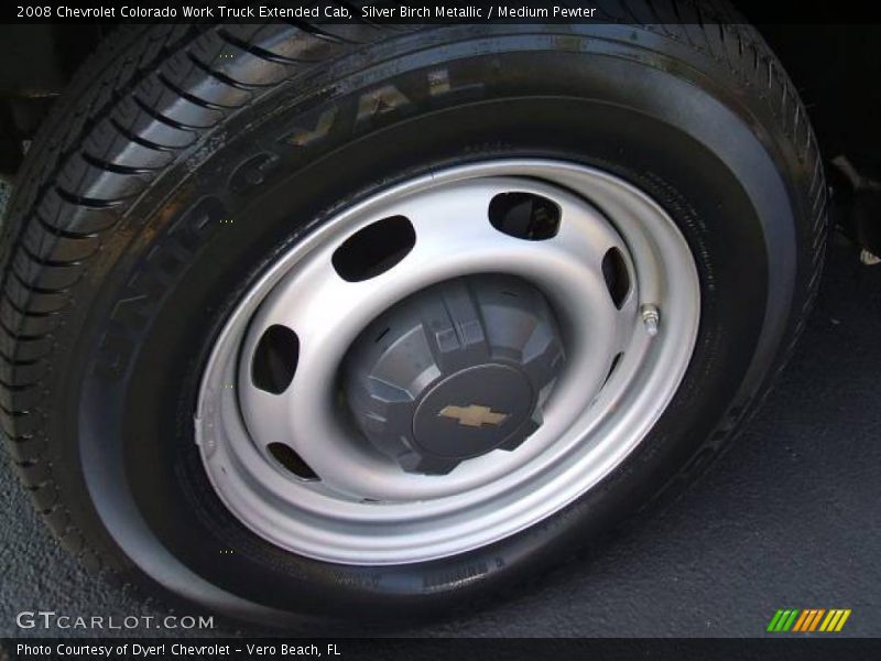 Silver Birch Metallic / Medium Pewter 2008 Chevrolet Colorado Work Truck Extended Cab