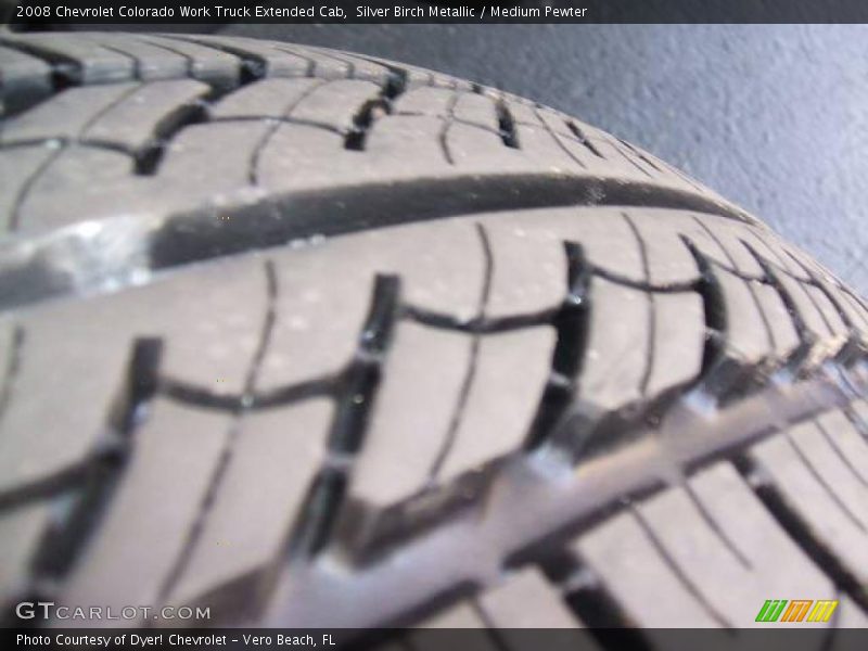 Silver Birch Metallic / Medium Pewter 2008 Chevrolet Colorado Work Truck Extended Cab