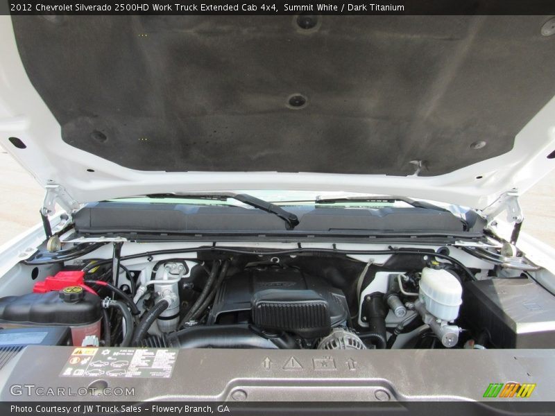 Summit White / Dark Titanium 2012 Chevrolet Silverado 2500HD Work Truck Extended Cab 4x4