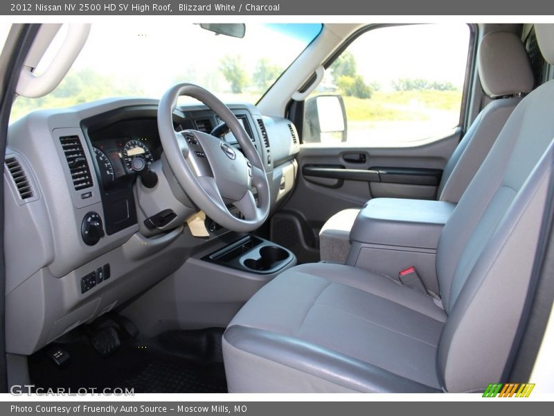 Blizzard White / Charcoal 2012 Nissan NV 2500 HD SV High Roof